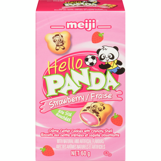 Meiji Hello Panda Strawberry 60 g, $4.65/100g