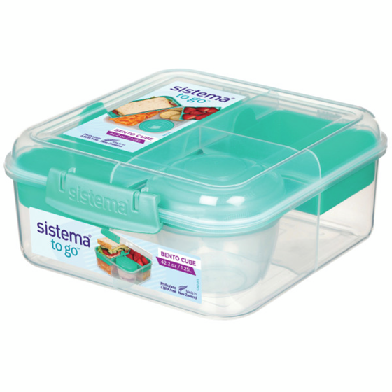 Sistema Bento Box TO GO Boîte à lunch avec yaourt/pot de fruits sans BPA 1 ea, 12,00 $/1ch