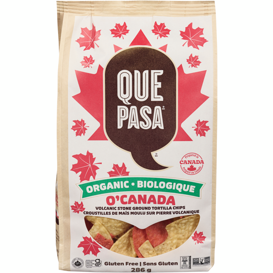 Que Pasa Croustilles de maïs biologiques O'Canada 286 g, 1,92 $/100g