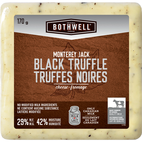 Bothwell Monterey Jack Cheese Black Truffle 29% MF 170 g, $5.88/100g