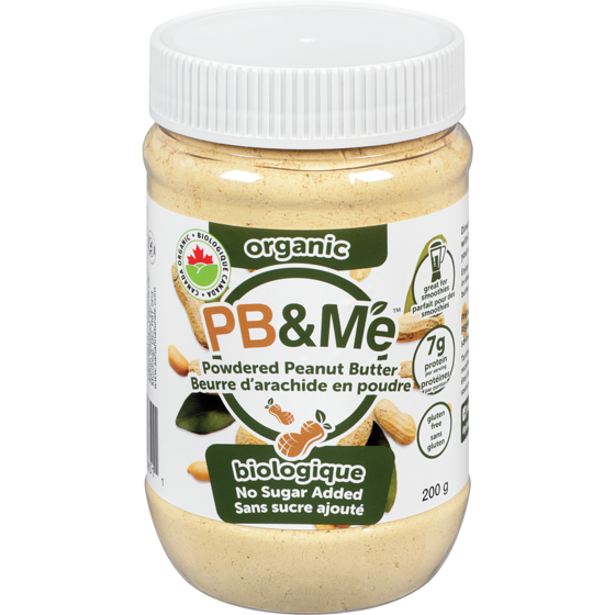 PB&Me Beurre d’arachide en poudre biologique, Keto, sans sucre ajouté 200 g, 4,25 $/100g