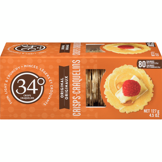 34 Degrees Naturel 127 g, 6,30 $/100g