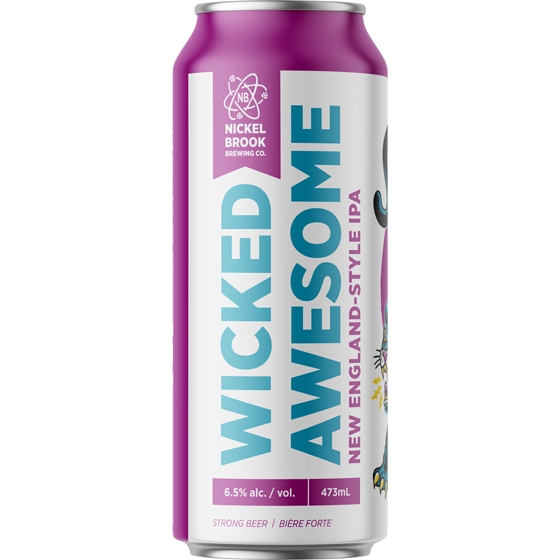 NICKELBROOK Wicked Awesome New England-Style IPA (ID required at pick-up) 473 ml, $0.90/100ml
