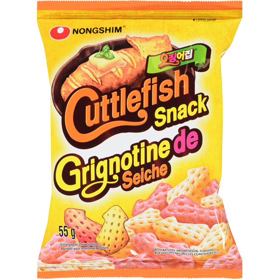Nong Shim Cuttlefish Snack 55 g, $2.35/100g