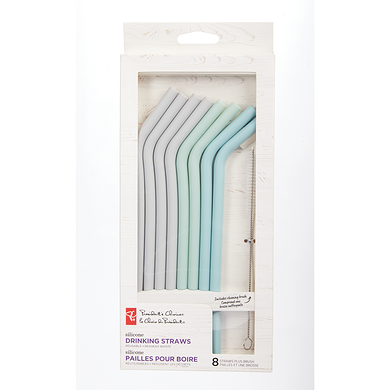 le Choix du Président Pc Pailles Silicone Av Brosse 12x1.0 ea, 1,00 $/1ch