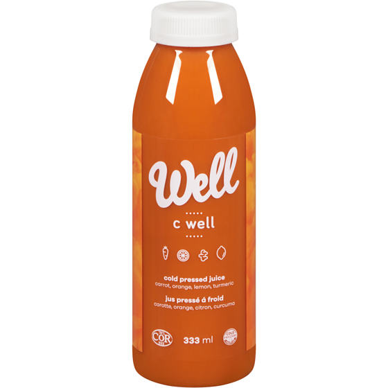 Well Cold Pressed Juice C Well 333 ml, $1.95/100ml