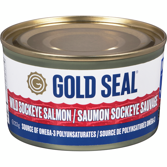 GoldSeal Saumon sockeye 213 g, 3,05 $/100g