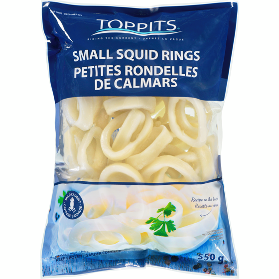 Toppits Squid Rings Small 550 g, $2.00/100g