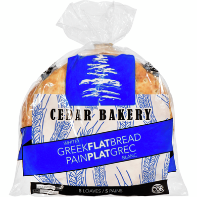 Cedar White Greek Pita 425 g, $0.35/100g
