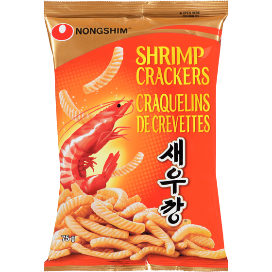 Nong Shim Nong Shim Craquelin De Crevette 75 g, 2,25 $/100g