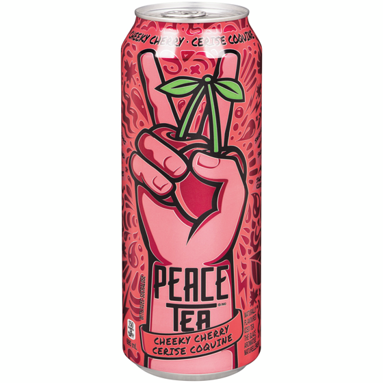 Peace Tea Thé Glacé Cerise Coquine Cannette 695 ml, 0,29 $/100ml