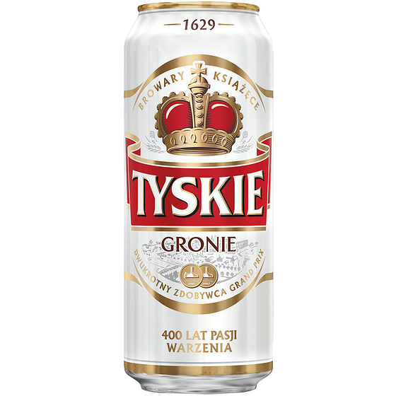 Tyskie Tyskie Gronie Beer (ID required at pick-up) 500 ml, $0.68/100ml