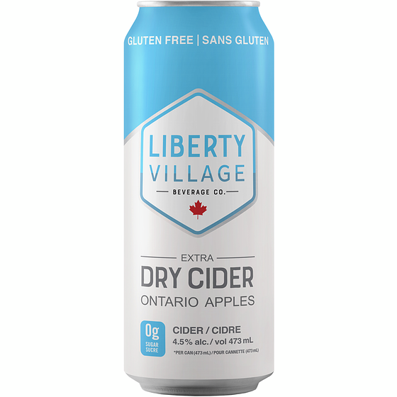 LIBERTY VILLAGE Extra Dry Cider (ID required at pick-up) 473 ml, $0.86/100ml