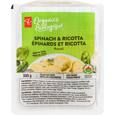 Pc Organics Spinach And Ricotta Ravioli Pc Ca