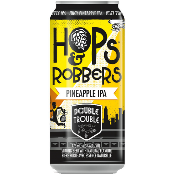 DOUBLE Hops & Robbers Pineapple IPA (ID required at pick-up) 473 ml, $0.86/100ml