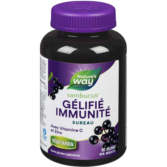 Nature’s Way Bonbons gélifiés Sambucus 60 ea, 0,39 $/1ch