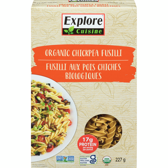 Explore Cuisine Fusilli aux pois chiches 227 g, 2,86 $/100g