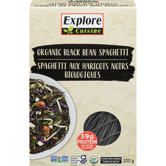 Explore Cuisine Spaghettis de haricots noirs 200 g, 3,25 $/100g