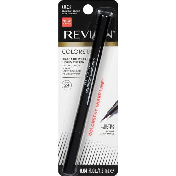 Revlon Colorstay Liquid Eye Pens, Sharp Line Blackest Black 003 1 ea, $12.99/1ea