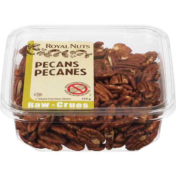 Royal Nuts Pecans Raw 250 g, $6.00/100g