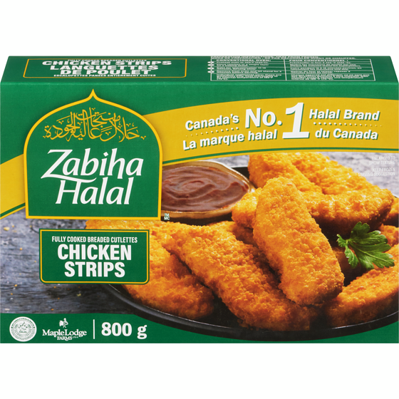 Zabiha Halal Chicken Breast Strips 800 g, $1.38/100g