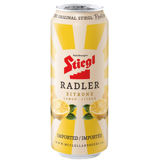 Stiegl Zitrone Radler (ID required at pick-up) 500 ml, $0.88/100ml