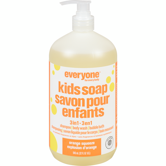 Everyone Savon pour enfants 3-en-1 Everyone, Orange Squeeze 946 ml, 1,80 $/100ml