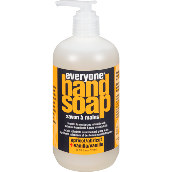Everyone Apricot + Vanilla Hand Soap   377 ml, $2.12/100ml