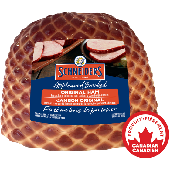Schneiders Applewood Smoked Original Ham $26.43/1kg $11.99/1lb