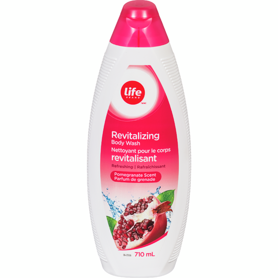 Life Brand Body Wash Pomegrante 710 ml, $0.70/100ml