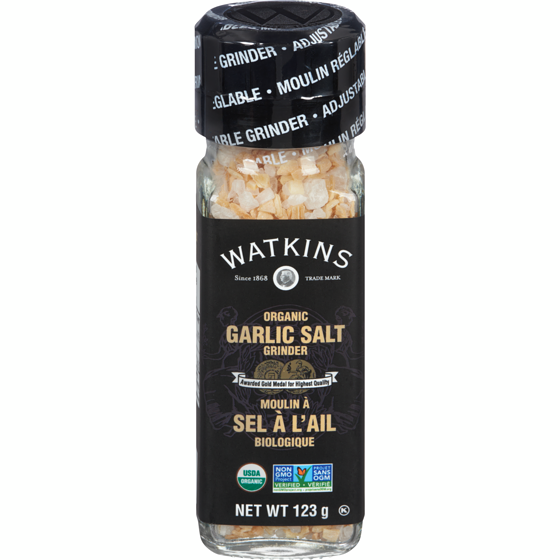Watkins Moulin à sel d’ail biologique 123 g, 7,31 $/100g