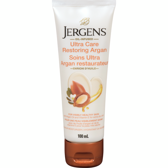 Jergens Ultra Care Restoring Argan Moisturizer 100 ml, $5.49/100ml