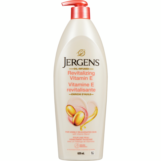 Jergens Hydratant revitalisant à la vitamine E 620 ml, 1,85 $/100ml