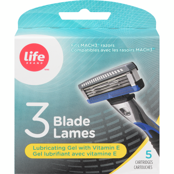 Life Brand Advanced Men's 3 Blade Cartridges 1 ea, $9.49/1ea