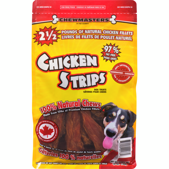 Chew Masters CHEW GAT CHIEN CHICKEN STRIPS 1.13 kg, 2,30 $/100g