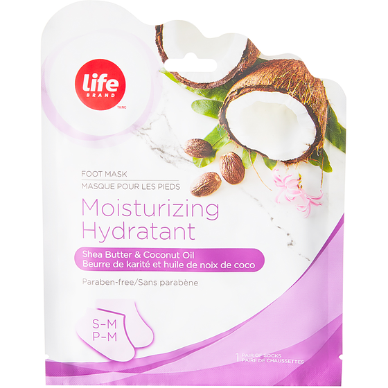 Life Brand Moisturizing Foot Mask 1 ea, $4.49/1ea