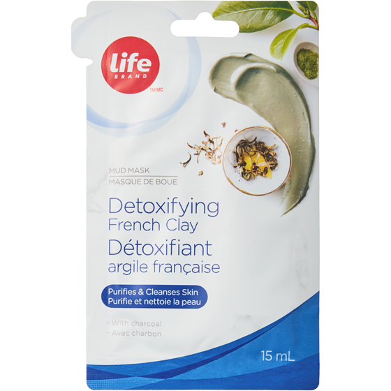 Life Brand Detoxifying French Clay Mud Mask 15 ml