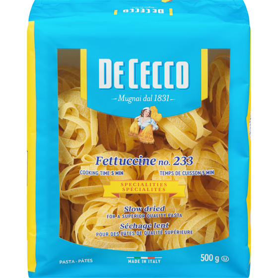 De Cecco Fettuccine Nest 500 g, $1.20/100g