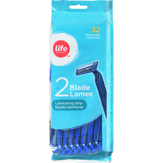 Life Brand Men Twin Blade 32" 1 ea, $8.49/1ea