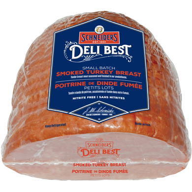Schneiders Small Batch Smoked Turkey Breast $40.90/1kg $18.56/1lb
