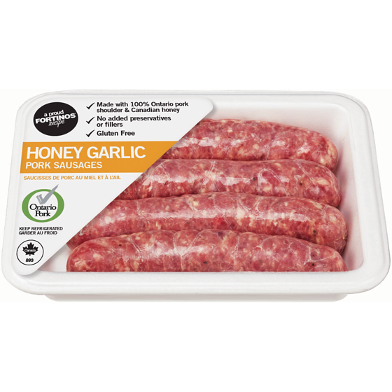 null Honey Garlic Italian Sausage  $13.21/1kg $5.99/1lb