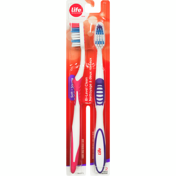 Life Brand Toothbrush Level, Soft 2 ea, $2.25/1ea