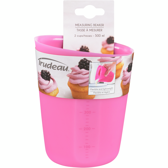 Trudeau Measuring Beaker Flex 2 Cup, Fushia 1 ea, $11.00/1ea