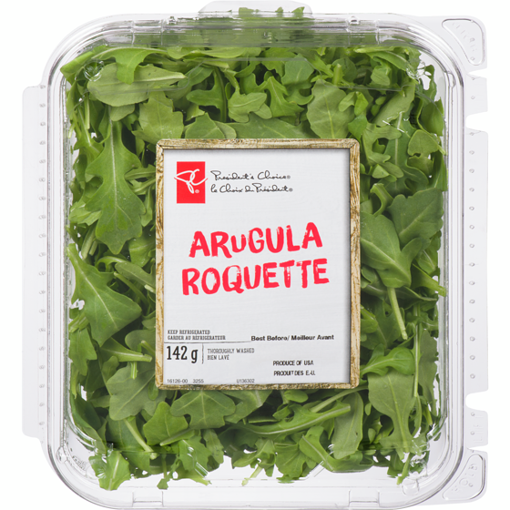 President's Choice Arugula 0.142 kg, $3.52/100g