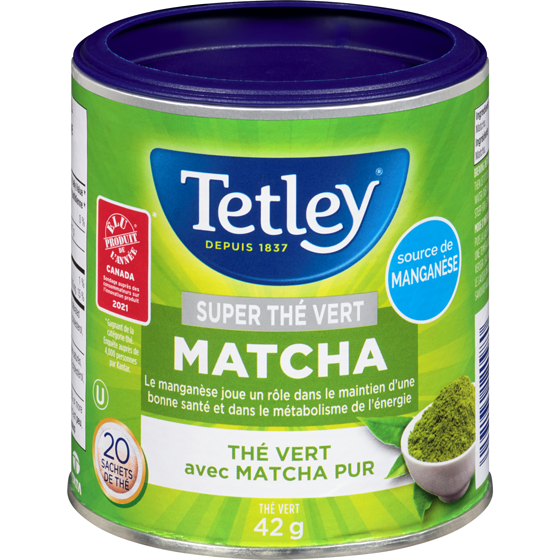 Tetley Super matcha vert 20 ea, 0,22 $/1ch