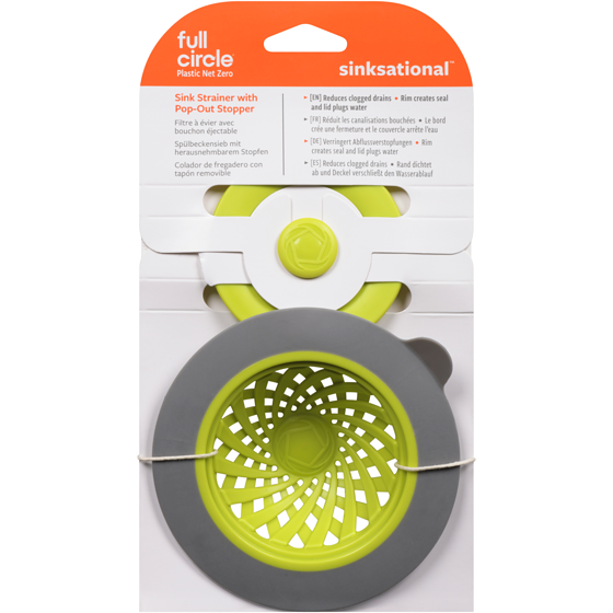 Full Circle Sinksationl Strainr/Stopper 1 ea, $10.00/1ea