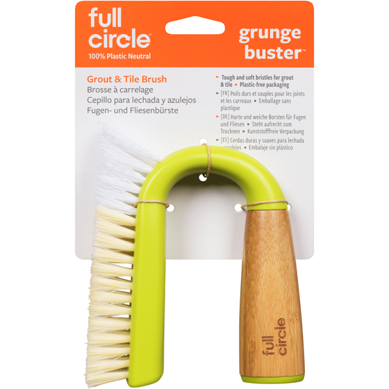 Full Circle Brosse pour carreaux et joint, gris 1 ea, 9,99 $/1ch