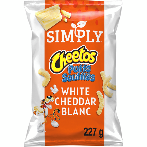 Cheetos Puffs White Cheddar Cheese flavoured Snacks 227 g, $2.86/100g
