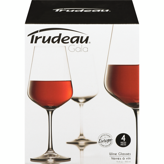 Trudeau Trud Gala Verres Vin Rge 450Ml 1 ea, 25,00 $/1ch