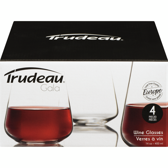Trudeau Trud Gala Vin Rouge Sans Pied 1 ea, 20,00 $/1ch